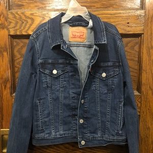 Levis cropped jean jacket